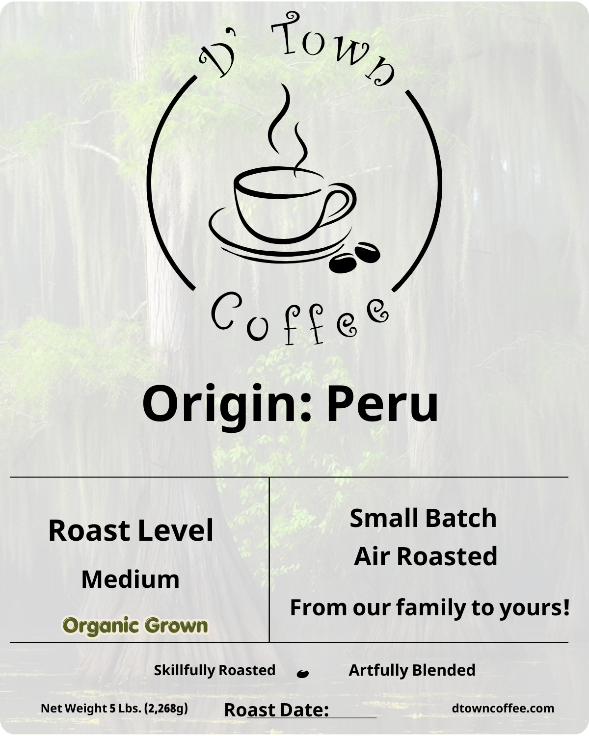 Peru, Amazonas (Organic) SWP